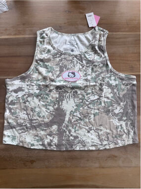 Hello Kitty by Sanrio Camo Tank Top 3X